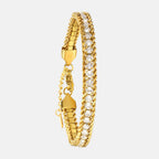 Amelia Sparkle Stack Adjustable CZ Chain Bracelet