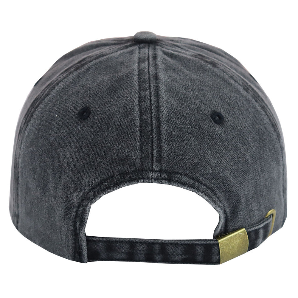 GOAT Ram Embroidered Vintage Washed Baseball Cap