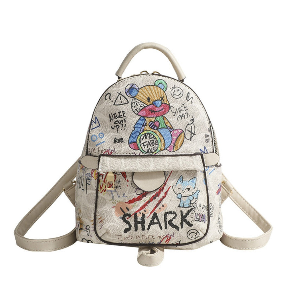 Bear Graffiti Small Backpack