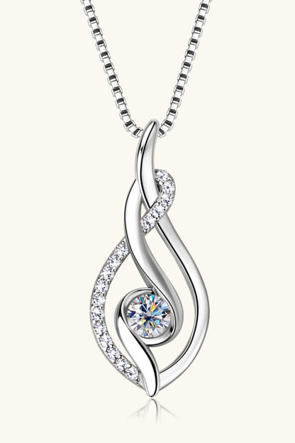 Moissanite Silver Necklace