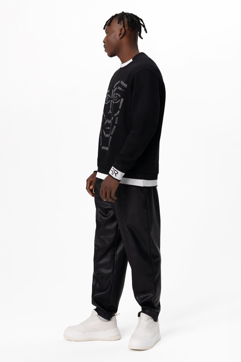 Crystal Encrusted Unisex Sweatshirt