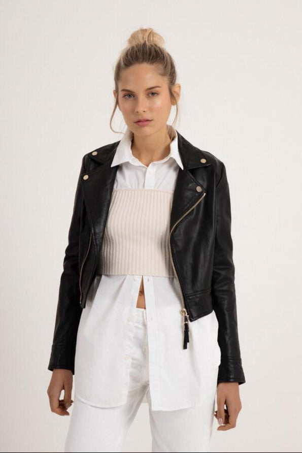 Midi Biker Jacket