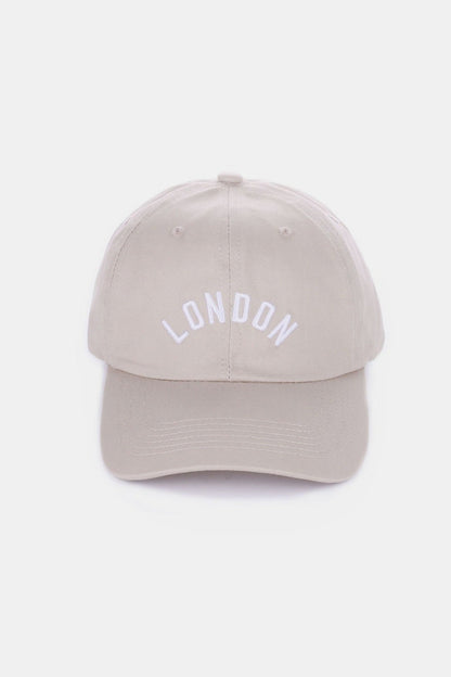 Embroidered City Baseball Cap