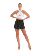 Wrap Short Viscose Satin