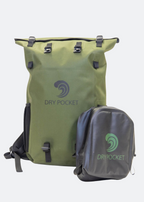 Waterproof Floating Backpack Dry Bag with Shell Bag | Green