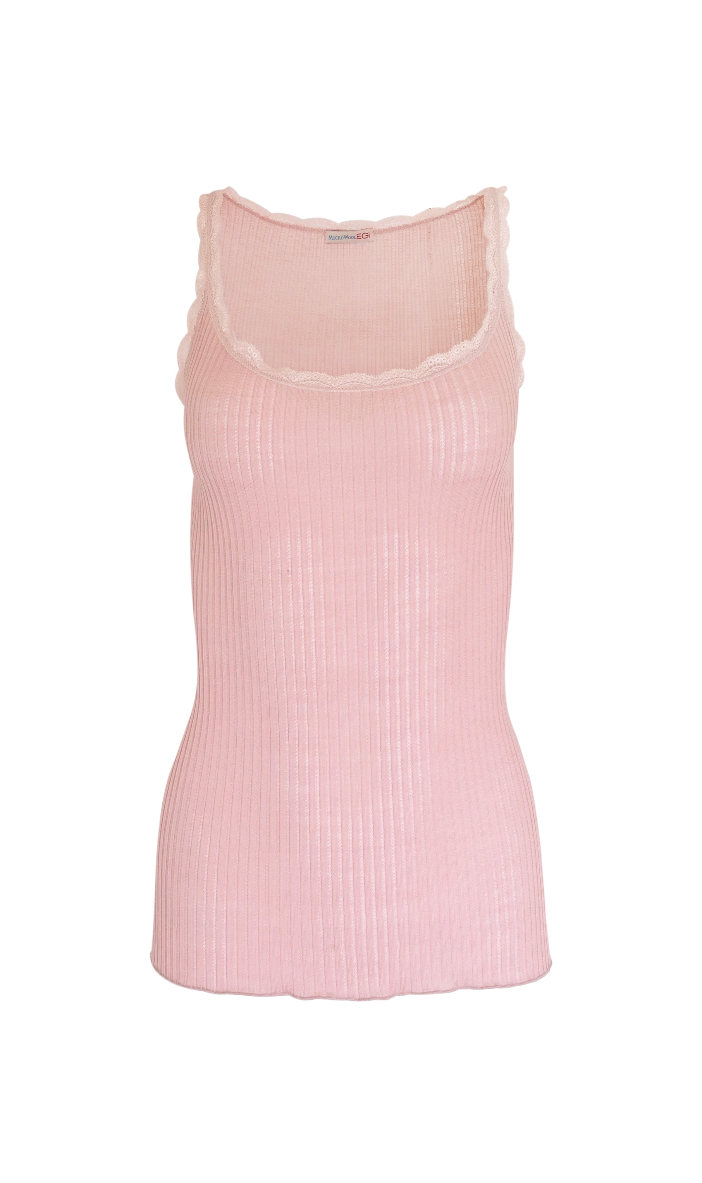 EGI Exclusive Women's Merino Wool Blend Lace-Trimmed Camisole 305