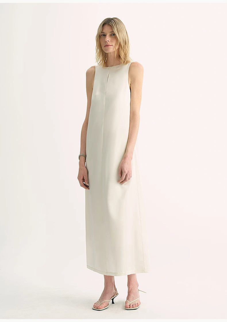 Fireladyfur Women's Acetate Wool A-Line Dress ‘Corridor Stride’