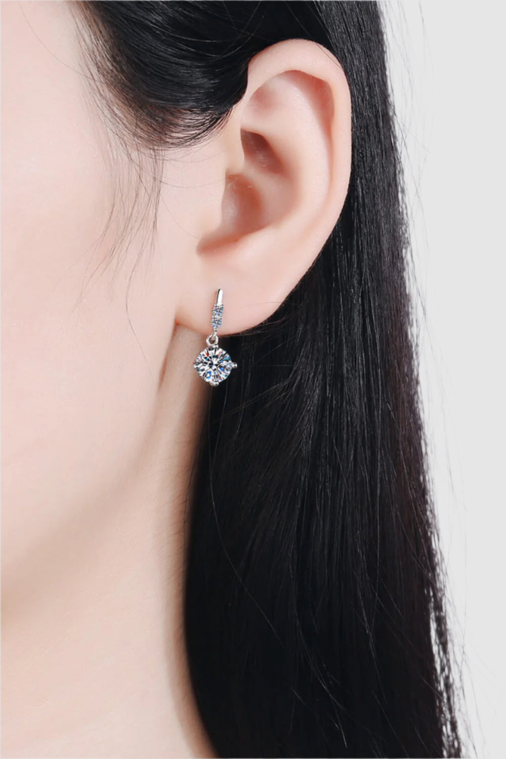 Moissanite Drop Earrings