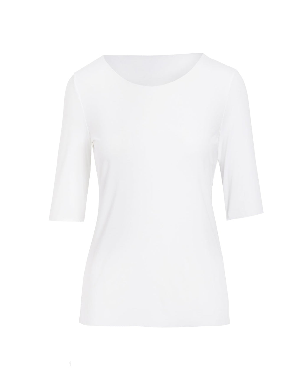EGI Luxury Cotton Underwear Invisible Seamless Clean-Cut Scoop Neck T-Shirt