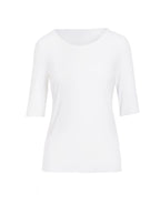 EGI Luxury Cotton Underwear Invisible Seamless Clean-Cut Scoop Neck T-Shirt