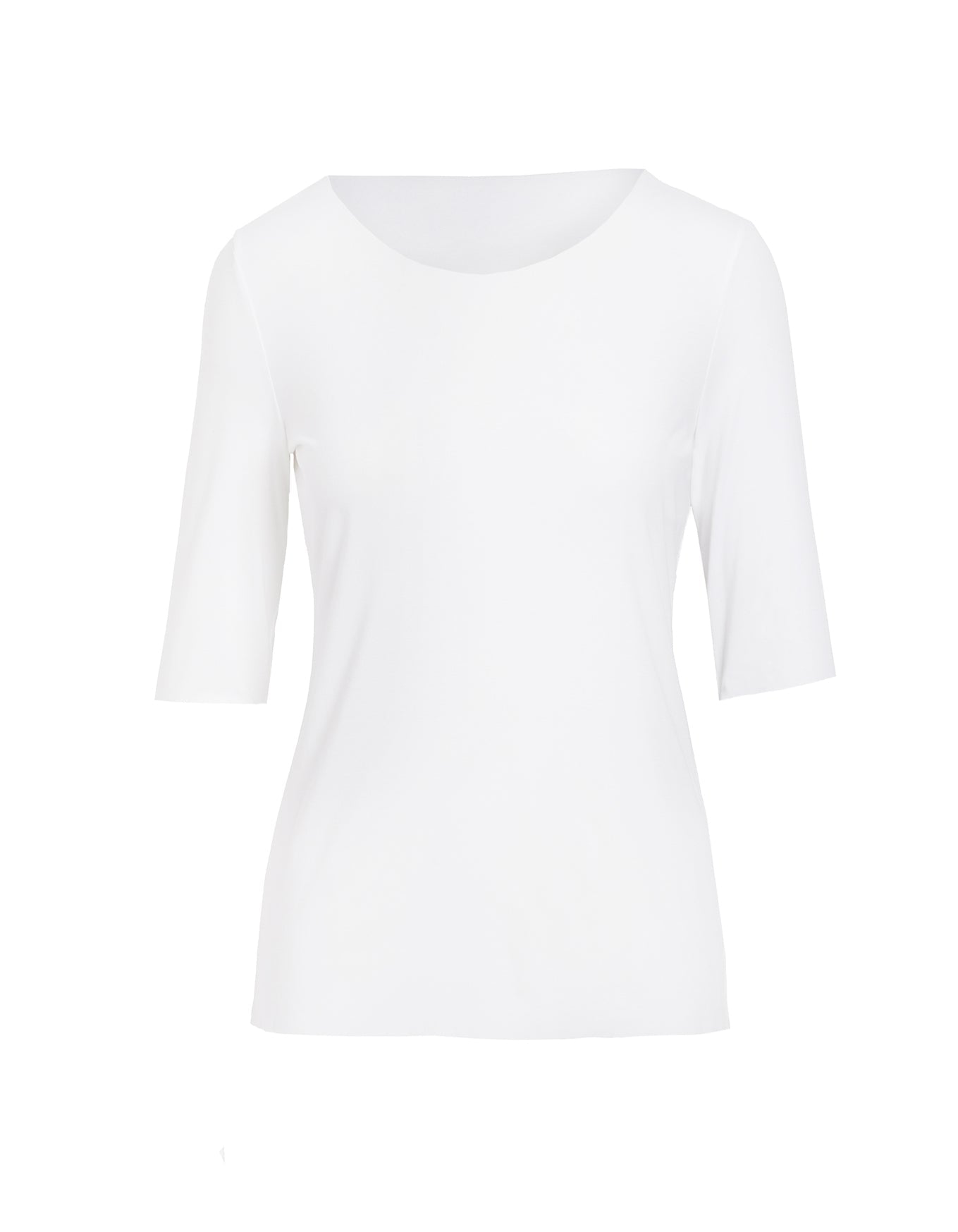 EGI Luxury Cotton Underwear Invisible Seamless Clean-Cut Scoop Neck T-Shirt
