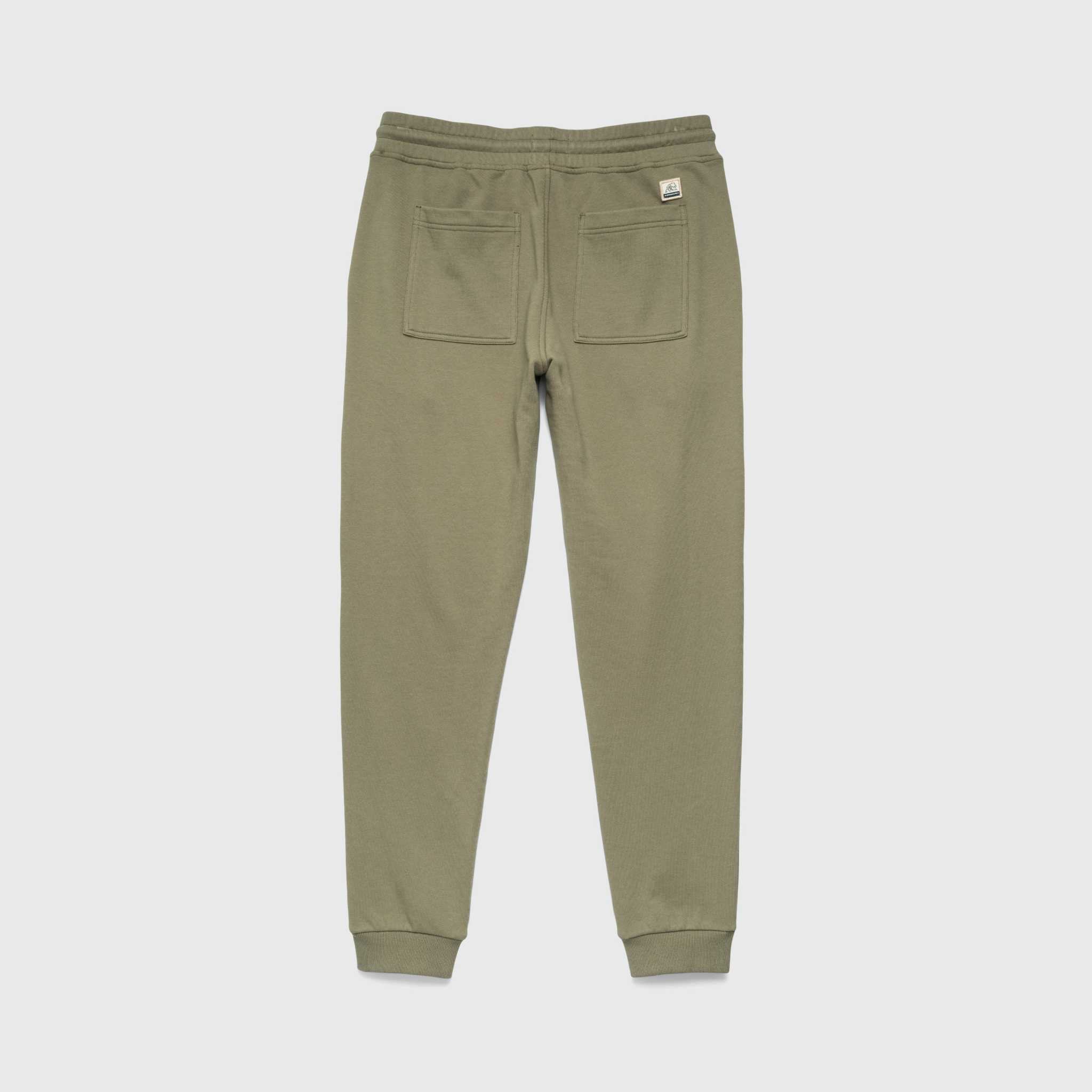 Dune Drawstring Terry Jogger | Lichen Green