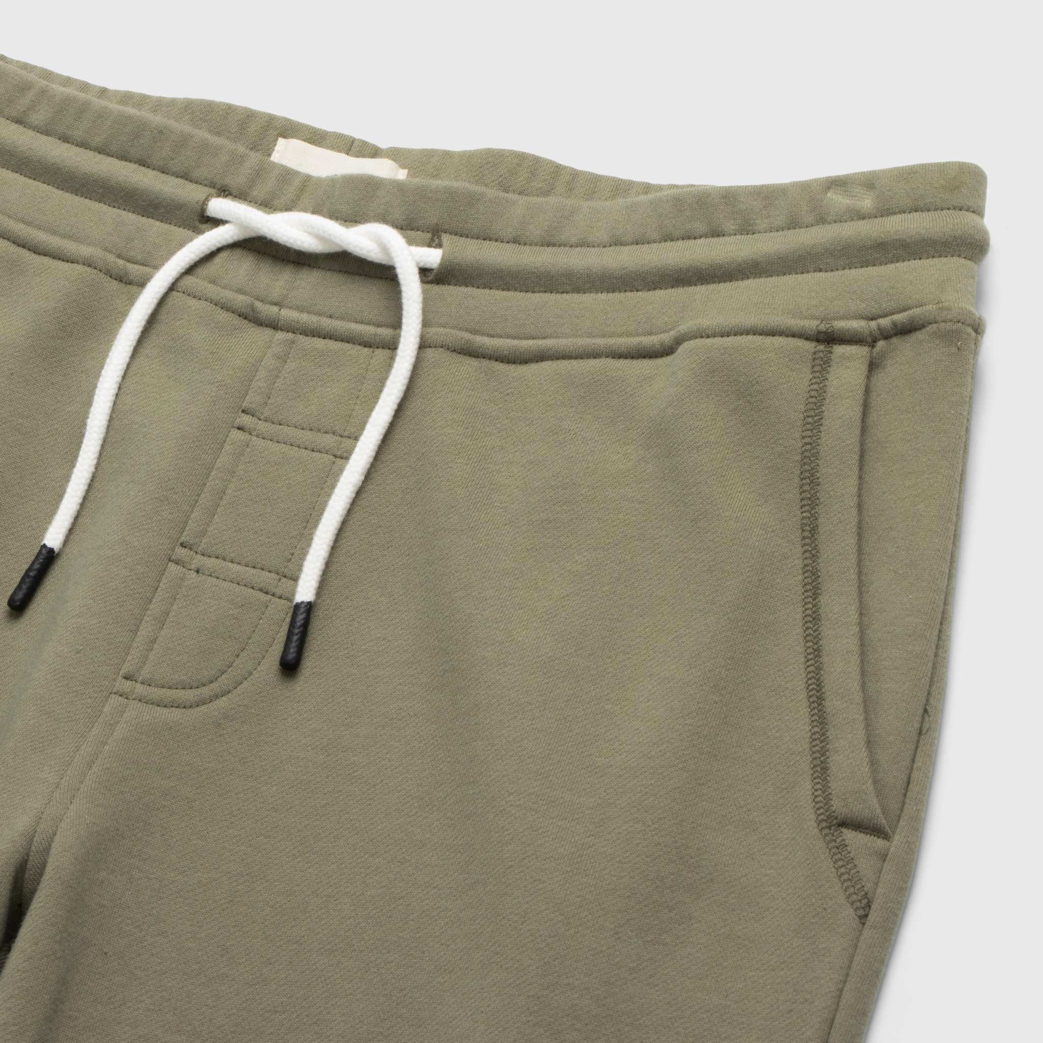Dune Drawstring Terry Jogger | Lichen Green