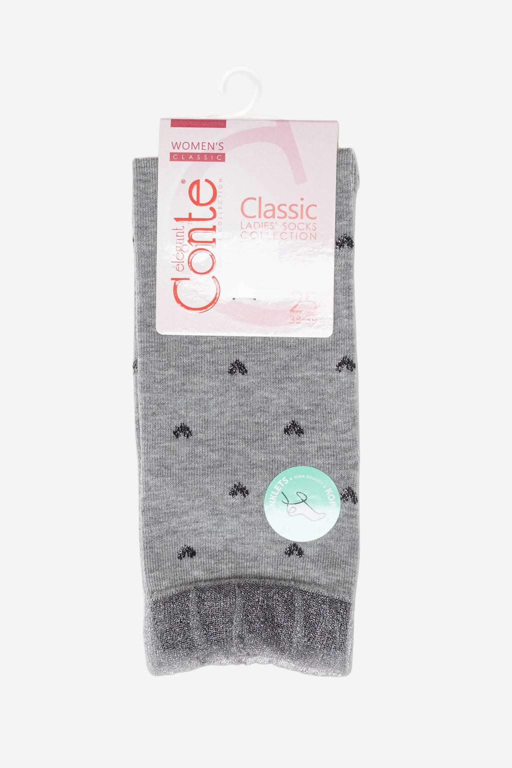 Conte Cotton Socks Classic | 243 Airy Sole and Lurex
