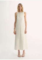 Fireladyfur Women's Acetate Wool A-Line Dress ‘Corridor Stride’