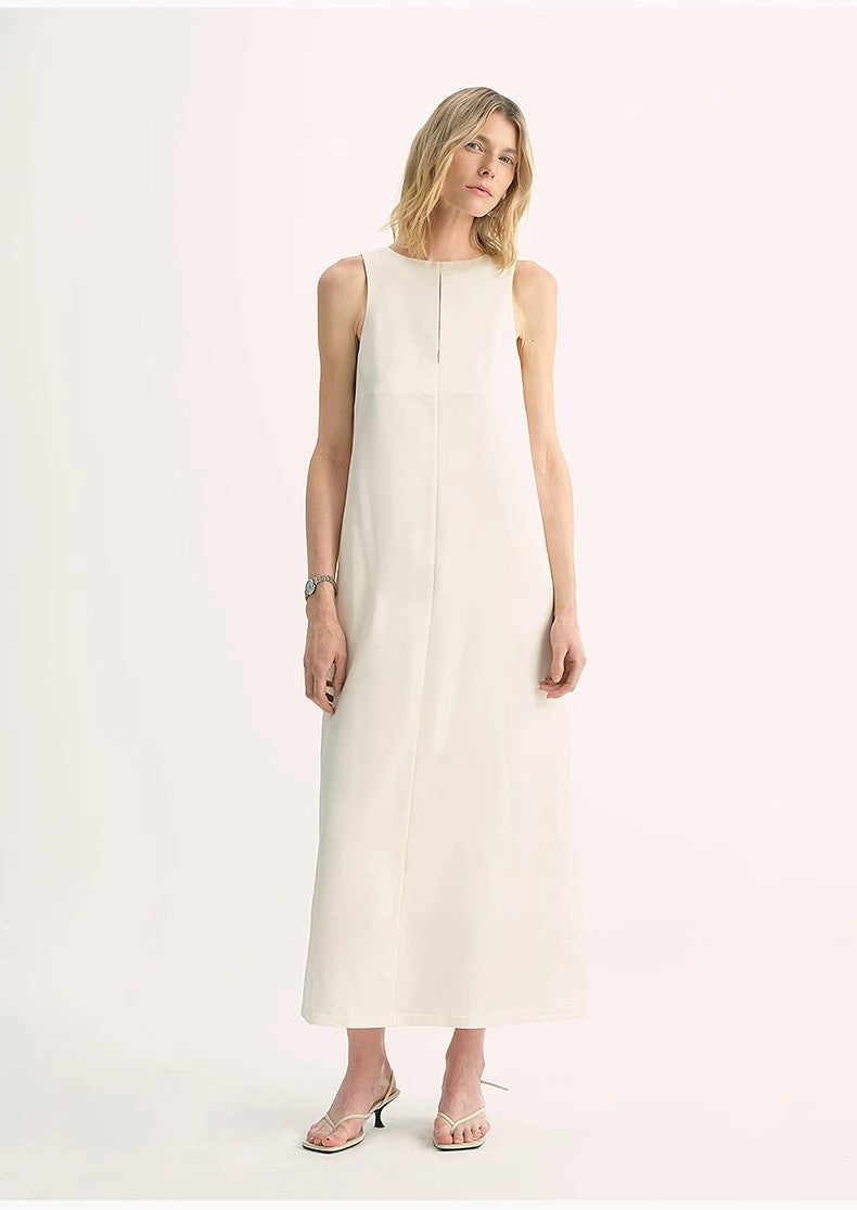 Fireladyfur Women's Acetate Wool A-Line Dress ‘Corridor Stride’