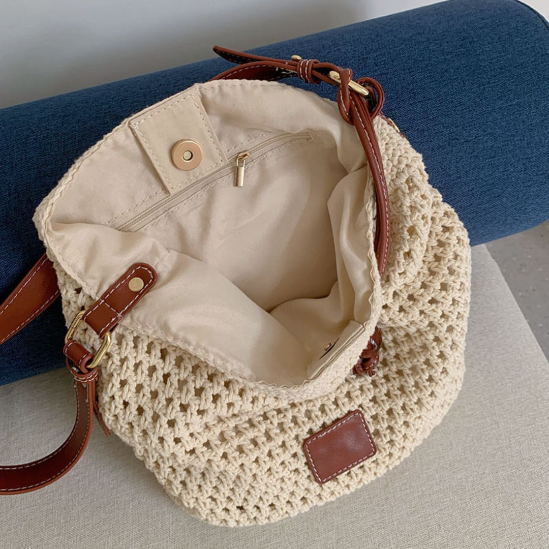 Woven Hollow Crochet Bag