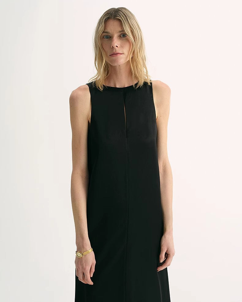 Fireladyfur Women's Acetate Wool A-Line Dress ‘Corridor Stride’