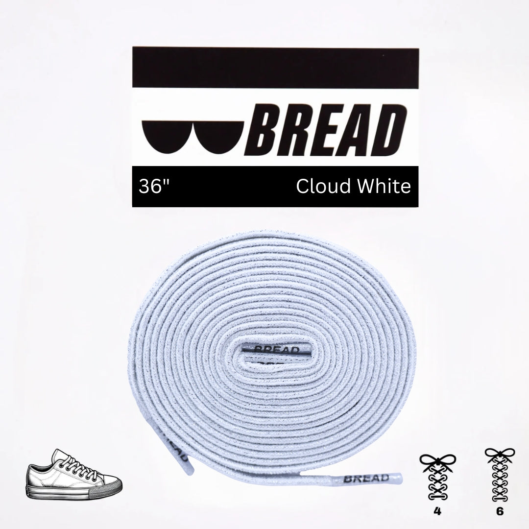 Cloud White Shoelaces