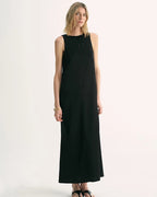 Fireladyfur Women's Acetate Wool A-Line Dress ‘Corridor Stride’