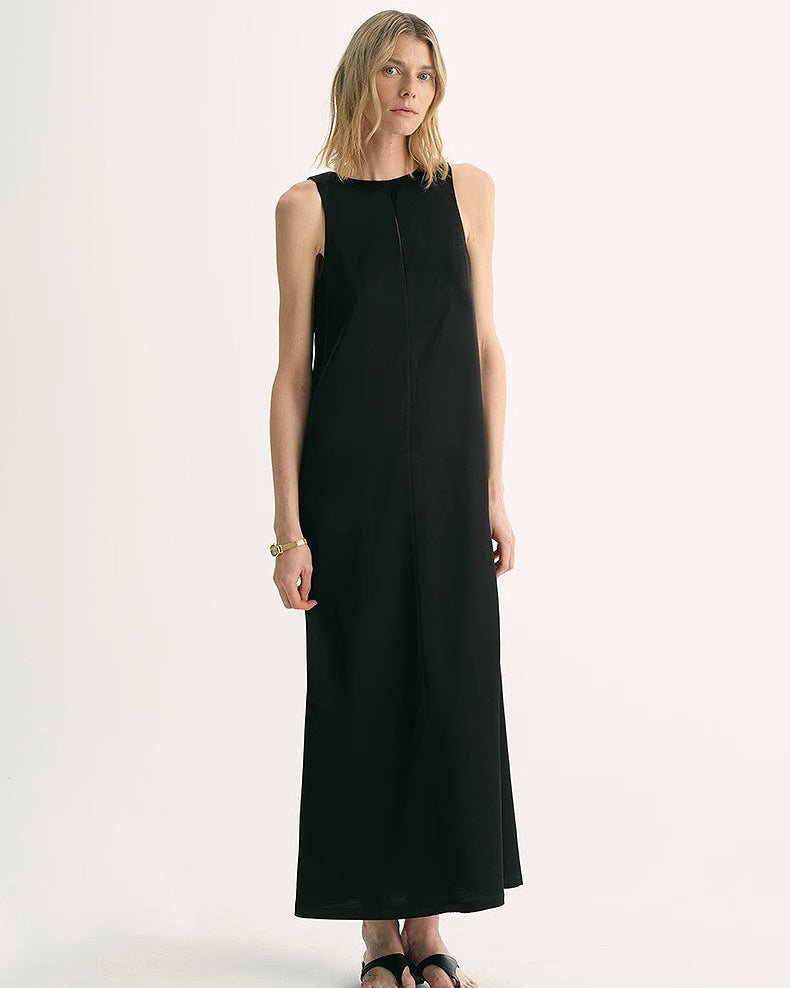 Fireladyfur Women's Acetate Wool A-Line Dress ‘Corridor Stride’