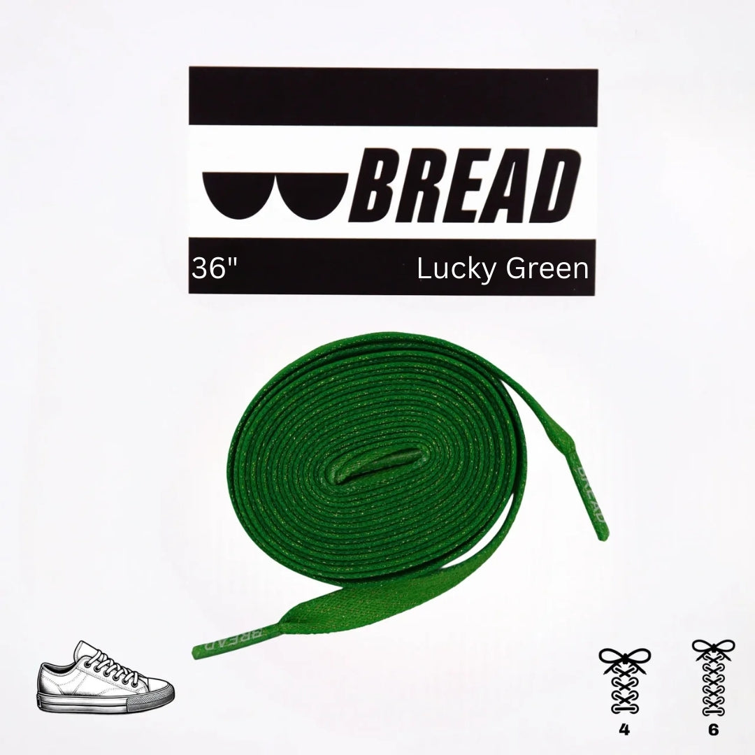 Lucky Green Shoelaces