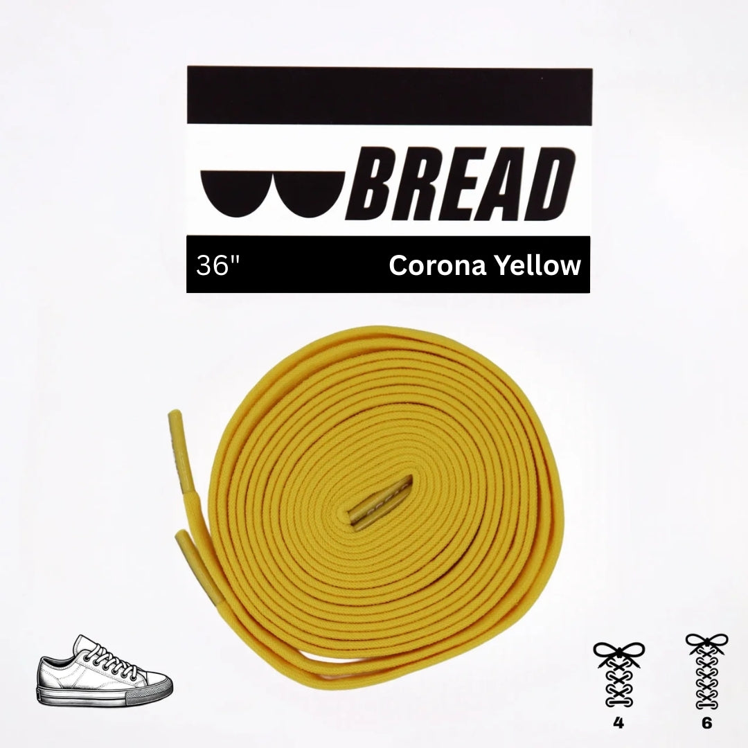 Corona Yellow Shoelaces