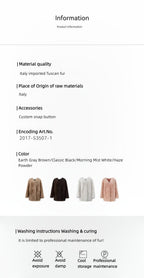 Fireladyfur Women's Tuscan Sheepskin Winter Coat ‘Peach Oolong’