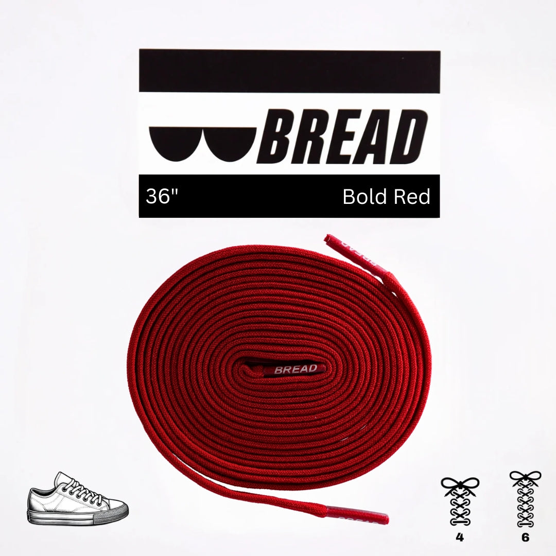 Bold Red Shoelaces
