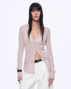 ‘Long Island Vacation’ Wool Blend Knitted Cardigan