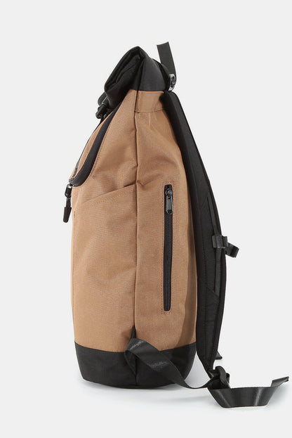 Contrast Waterproof Canvas Backpack Bag