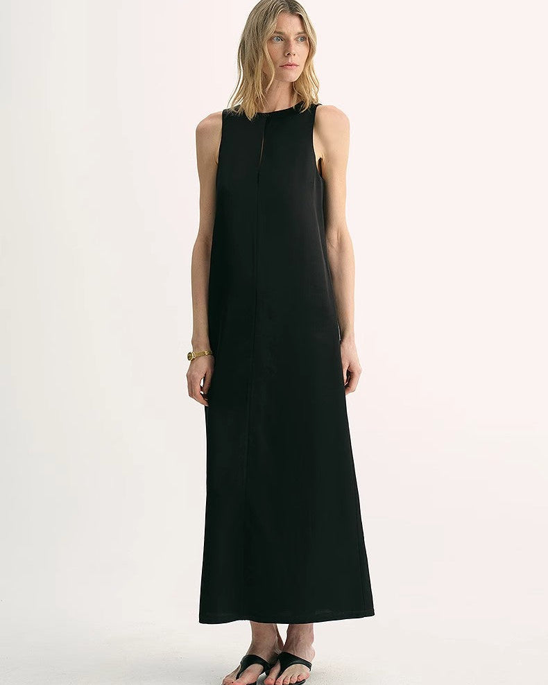 Fireladyfur Women's Acetate Wool A-Line Dress ‘Corridor Stride’