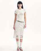 Tencel Acetate Slim Fit T-Shirt "Memory Navigation"