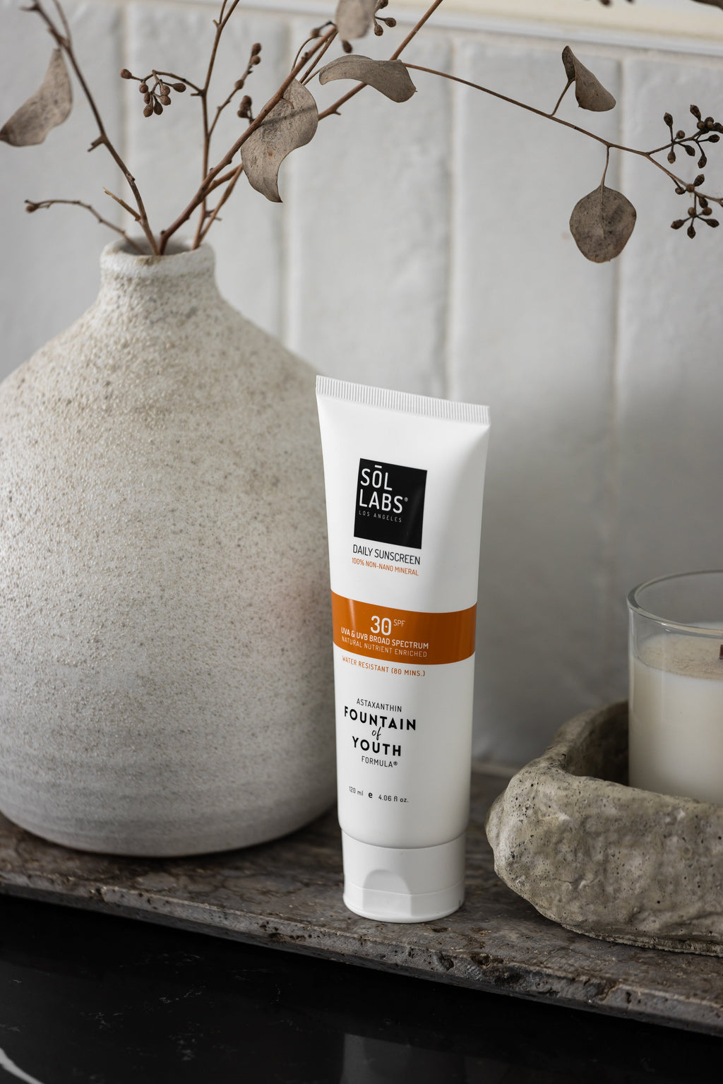 SOL LABS® Natural Mineral SPF 30 Daily Sunscreen Lotion Broad Spectrum UVA/UVB Protection & Hydrating Formula