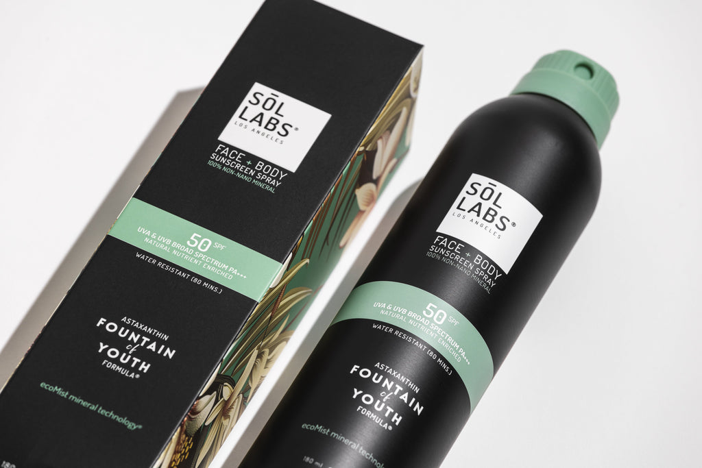 SOL LABS® Natural Mineral SPF 50 Sheer Mist Broad Spectrum UVA/UVB Protection & Hydrating Formula