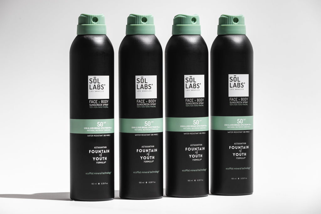 SOL LABS® Natural Mineral SPF 50 Sheer Mist Broad Spectrum UVA/UVB Protection & Hydrating Formula