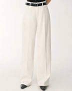 Skin-Friendly Washed Drape Versatile Wide-Leg Jeans