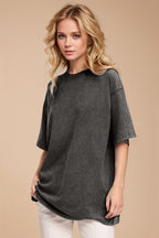 Washed 1/2 Sleeve T-Shirt