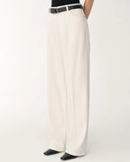 Skin-Friendly Washed Drape Versatile Wide-Leg Jeans