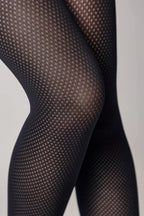Conte Fantasy Tights Twist | Openwork Geometric Pattern "Diamonds"
