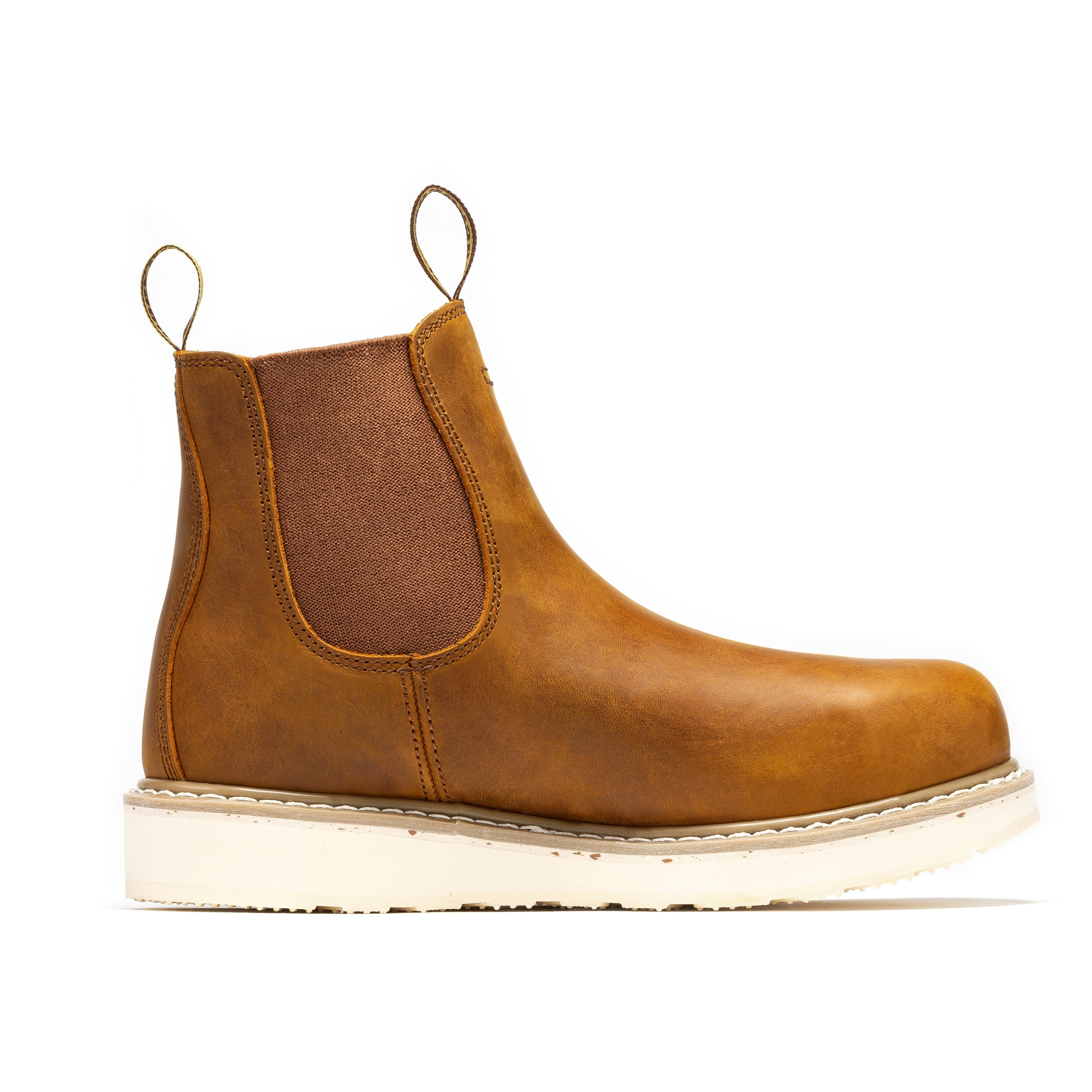ROCKROOSTER Capitola Men's 6" Brown Wedge Work Boots | SAP102