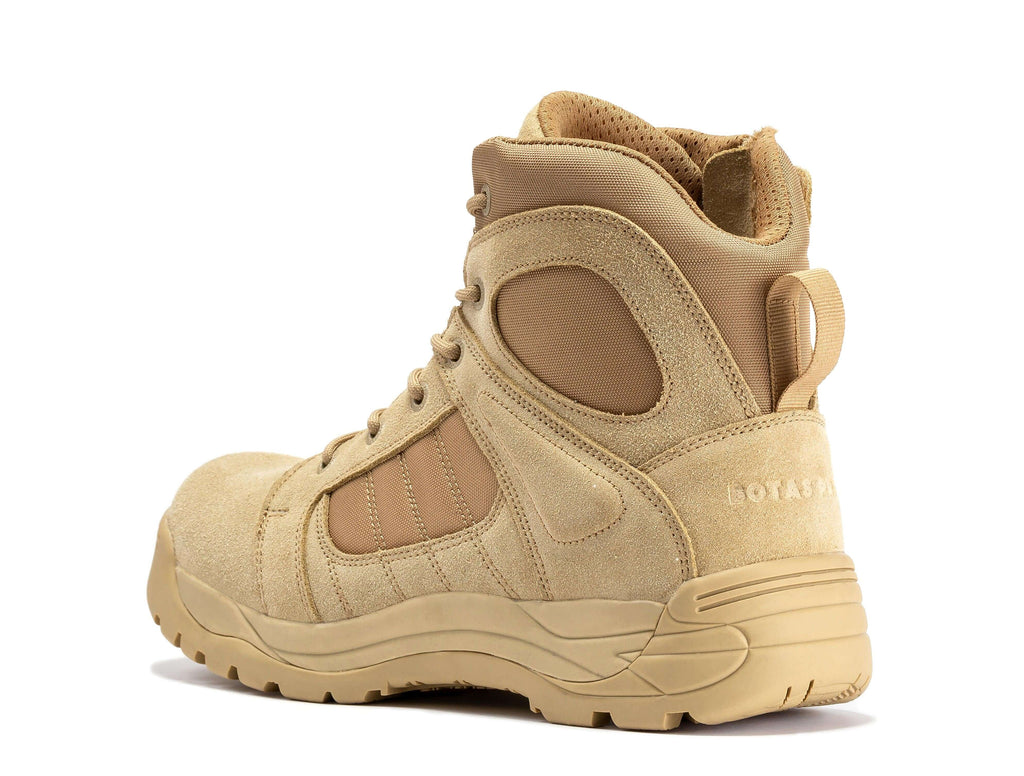 Botas Pro Sand Men's 6" Side Zipper Rubber Sole Tactical Boots | BMP110