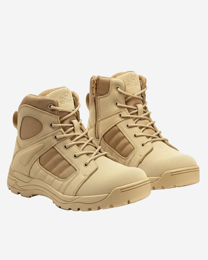 Botas Pro Sand Men's 6" Side Zipper Rubber Sole Tactical Boots | BMP110