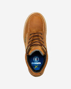 ROCKROOSTER Edgewood Men's 6" Brown Steel Toe Waterproof Wedge Work Boots | SAP858