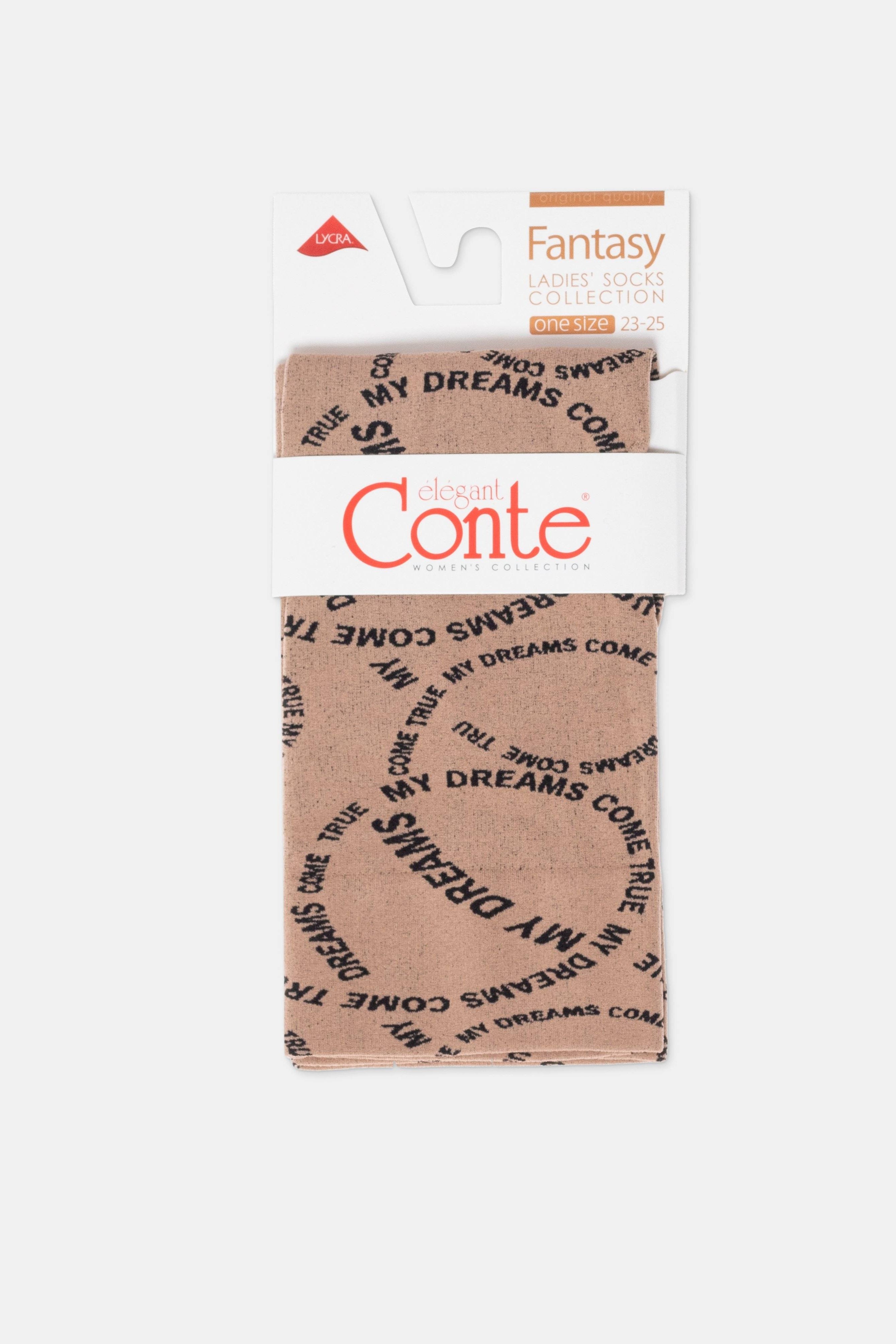 Dense Socks Conte Fantasy Knitted "My dreams" Design