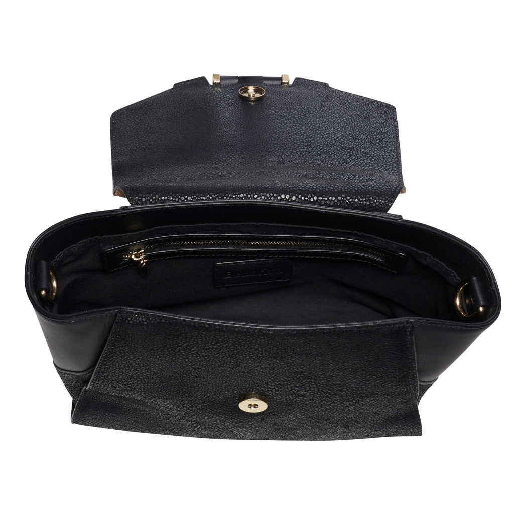 Koi Small Black Satchel