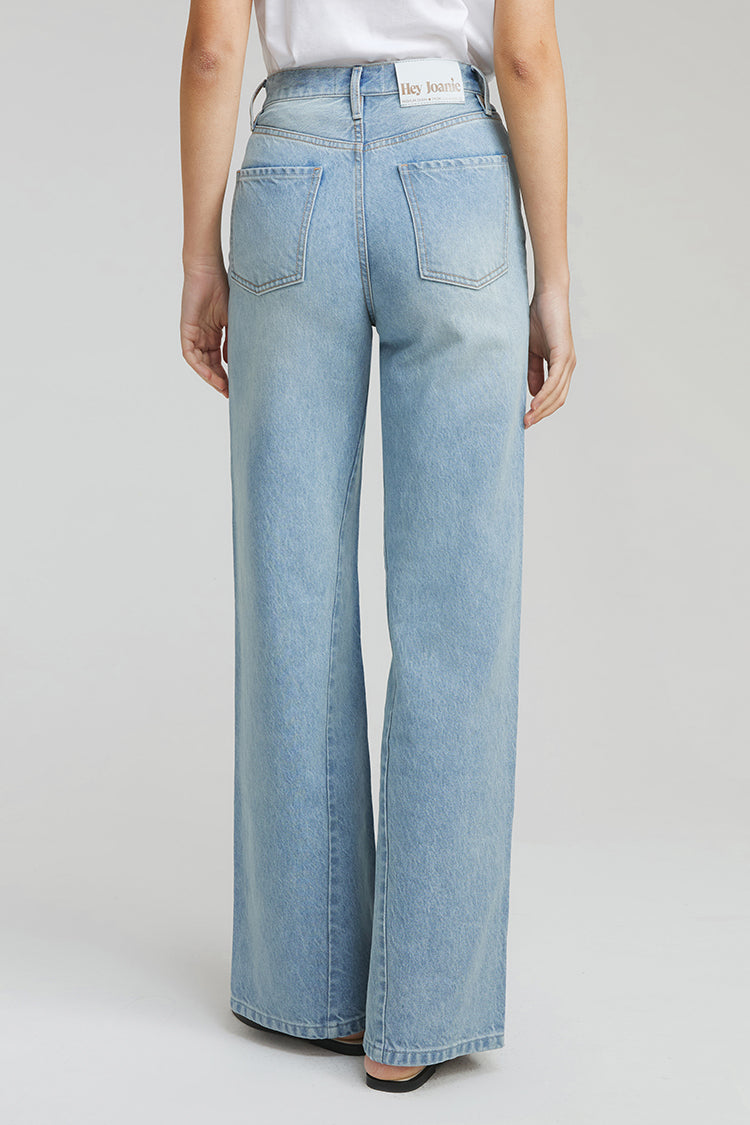 Angeles High Rise Baggy Jeans | HJ103