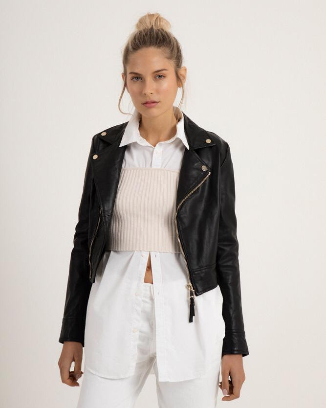 Midi Biker Jacket