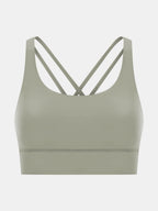 Crisscross Scoop Neck Active Tank