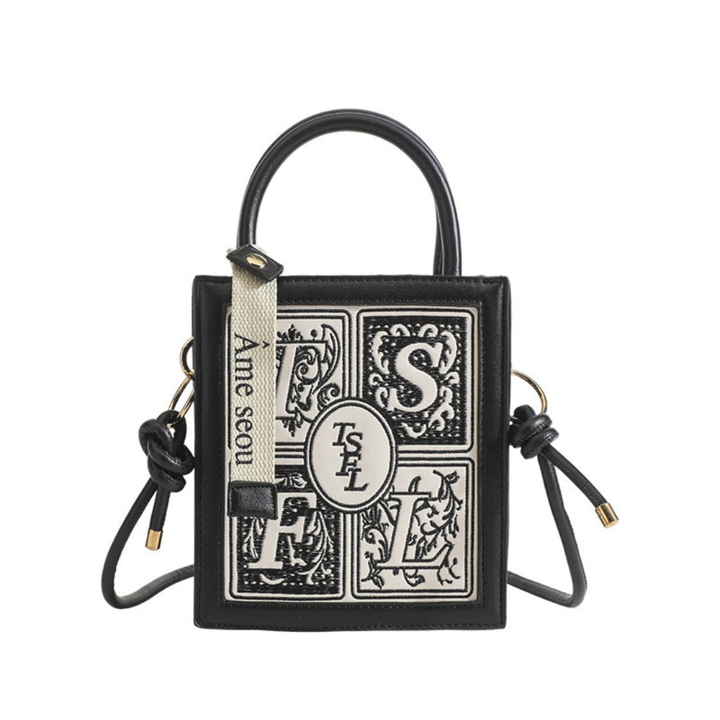 Embroidered Small Crossbody Bag